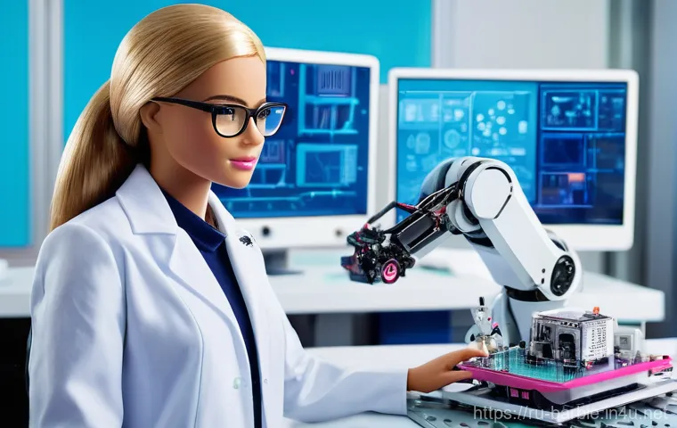 바비 직업 시리즈 특징 - **Barbie, the Trailblazing Astronaut:** A vibrant, dynamic image of Barbie as an astronaut, standing...
